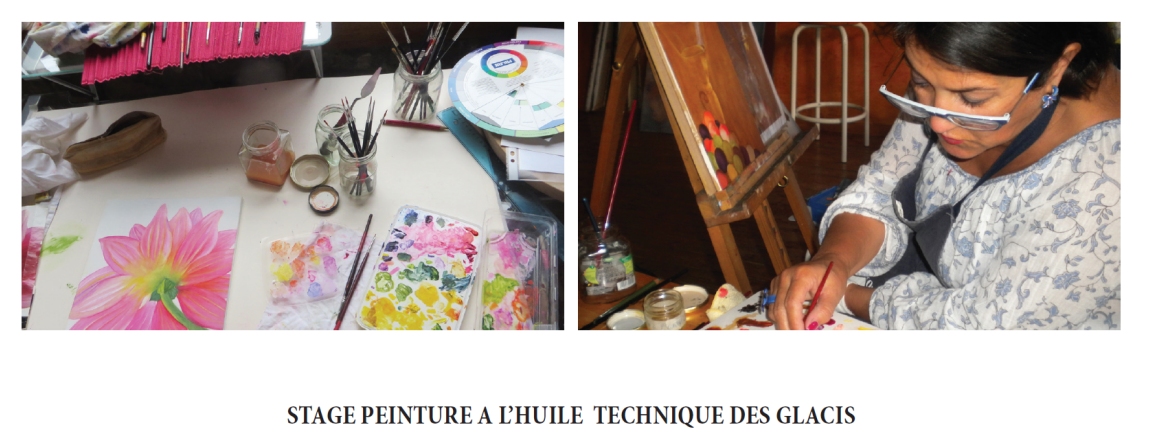 STAGE PEINTURE A L’HUILE TECHNIQUE DES GLACIS