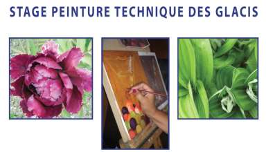 Stage peinture technique des glacis